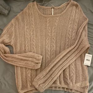 Free People loose knit sweater
